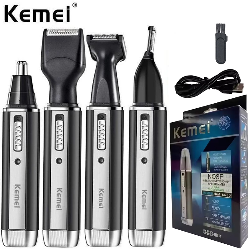 Men'S Grooming Electric Trimmer - Kemei-6630 Pemangkas Bulu Hidung untuk Pembersih