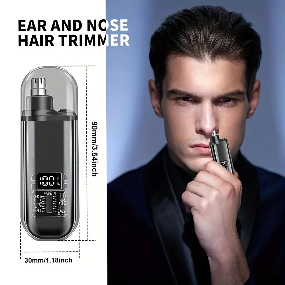 Mens Grooming Kit Bag - Pemangkas Bulu Hidung dan Telinga untuk