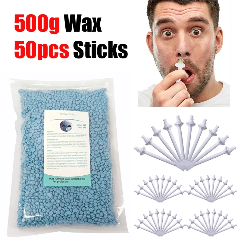 Mens Grooming Kit Bag - Kit Lilin Hidung Portabel 50G-500G untuk