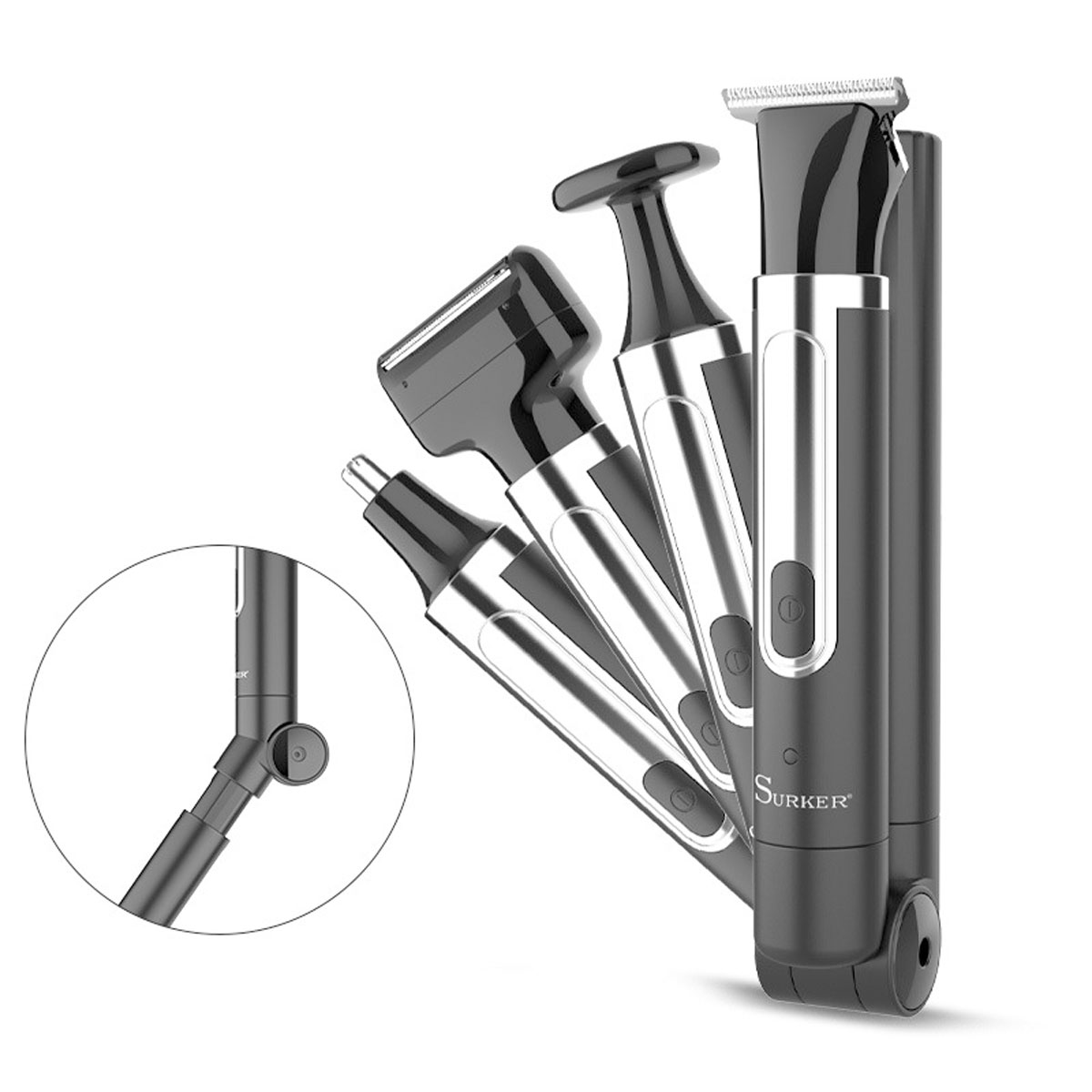 Men'S Grooming Ear Hair - Surker Alat Cukur 4-In-1 untuk Pria