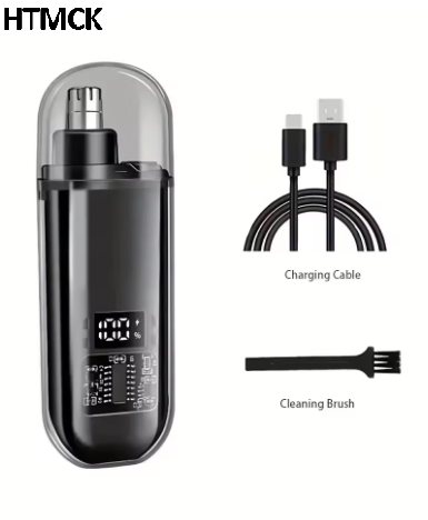 Mens Grooming Kit Bag - Pemangkas Rambut Hidung dan Telinga USB