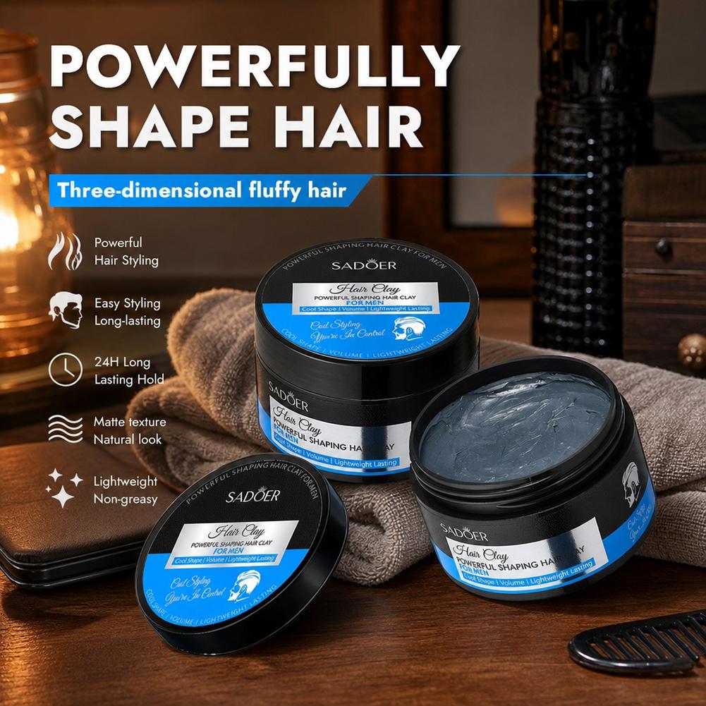 Clay Penata Rambut Matte Daya  - Men'S Grooming Salon ulasan dan harga