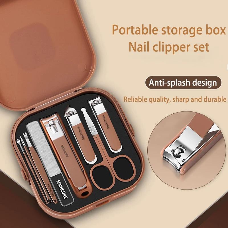 Kit Perawatan Kuku Set Manikur - Mens Grooming Kit Case ulasan dan harga