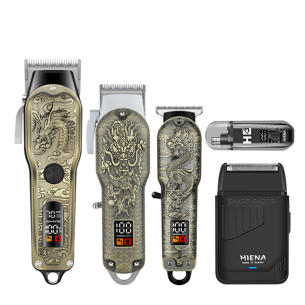 HIENA 5pcs Alat Cukur Rambut P - Men'S Grooming Electric Trimmer ulasan dan harga