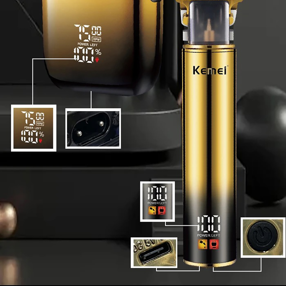 Kemei alat cukur rambut elektr - Men'S Grooming Electric Trimmer ulasan dan harga