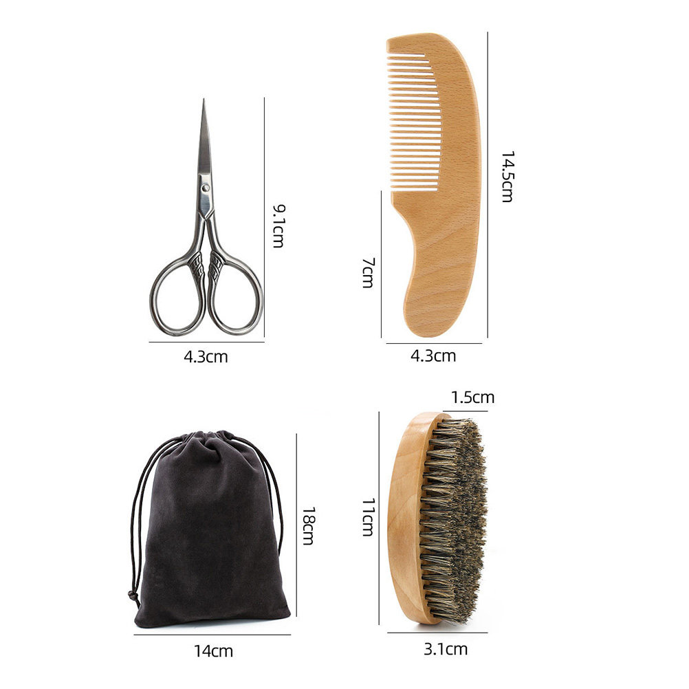 1Set Set Penata Rambut Jenggot - Mens Grooming Kit Bag ulasan dan harga